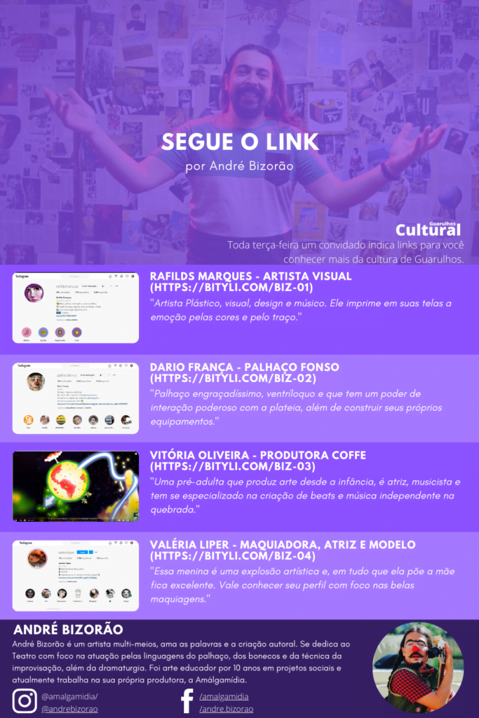 SEGUE O LINK por André Bizorão
https://bityli.com/BIZ-01
https://bityli.com/BIZ-02
https://bityli.com/BIZ-03
https://bityli.com/BIZ-04