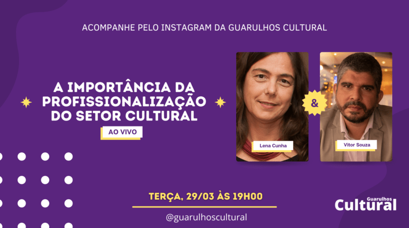 Lena Cunha participa de live na Guarulhos Cultural