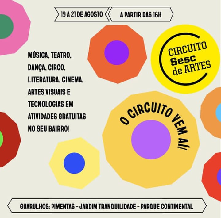 Teatro, cinema, música e literatura estão na agenda cultural em