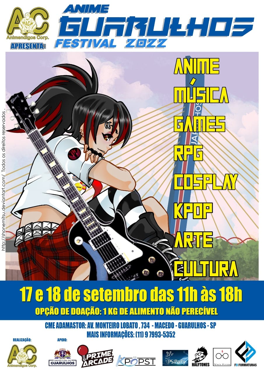 Anime Festival 2022  Data, Localização, Preço. Todas as informações -  Eventos 2022